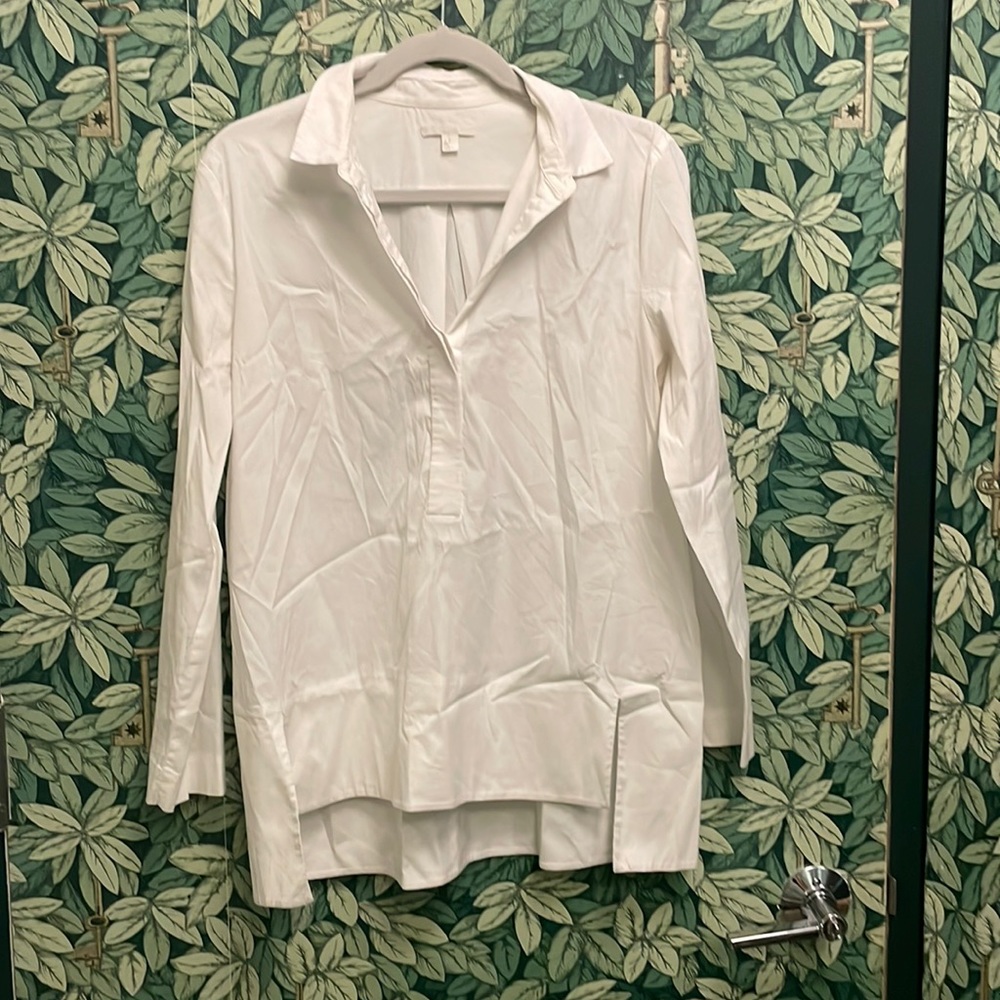 COS white blouse
